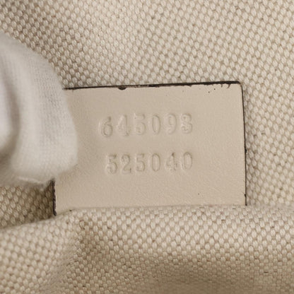 Gucci Front Pocket Belt Bag GG Embossed Perforated Leather, WHITE, CANVAS, Shoulder bag