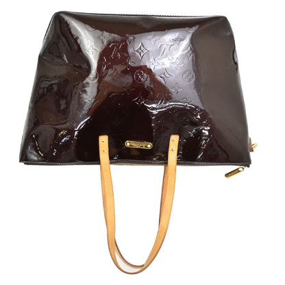 Louis Vuitton Bellevue Handbag Monogram Vernis, BURGUNDY, PATENT_LEATHER, Shoulder bag