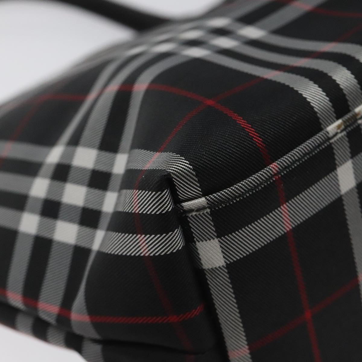 Burberry Nova Check Tote Nylon, BLACK, NYLON, Handbag