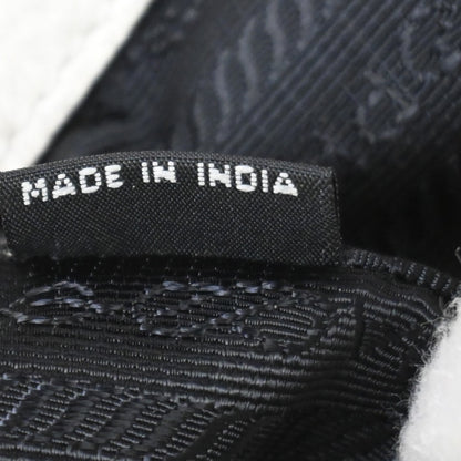 Prada Vintage Tote Leather, WHITE, LEATHER, Tote bag