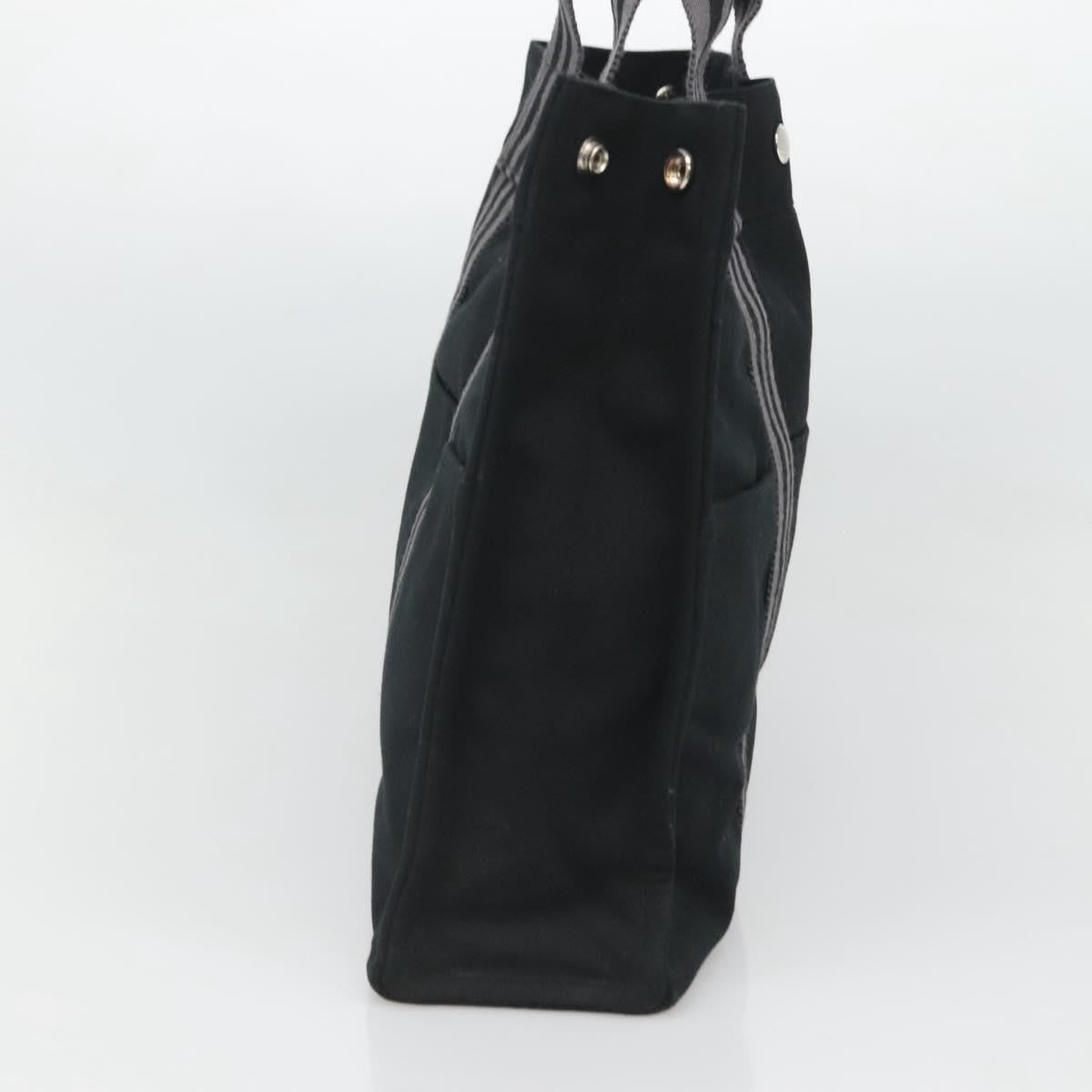 Hermes Fourre-tout Herline Fourre-tout Herline, BLACK, CANVAS, Tote bag