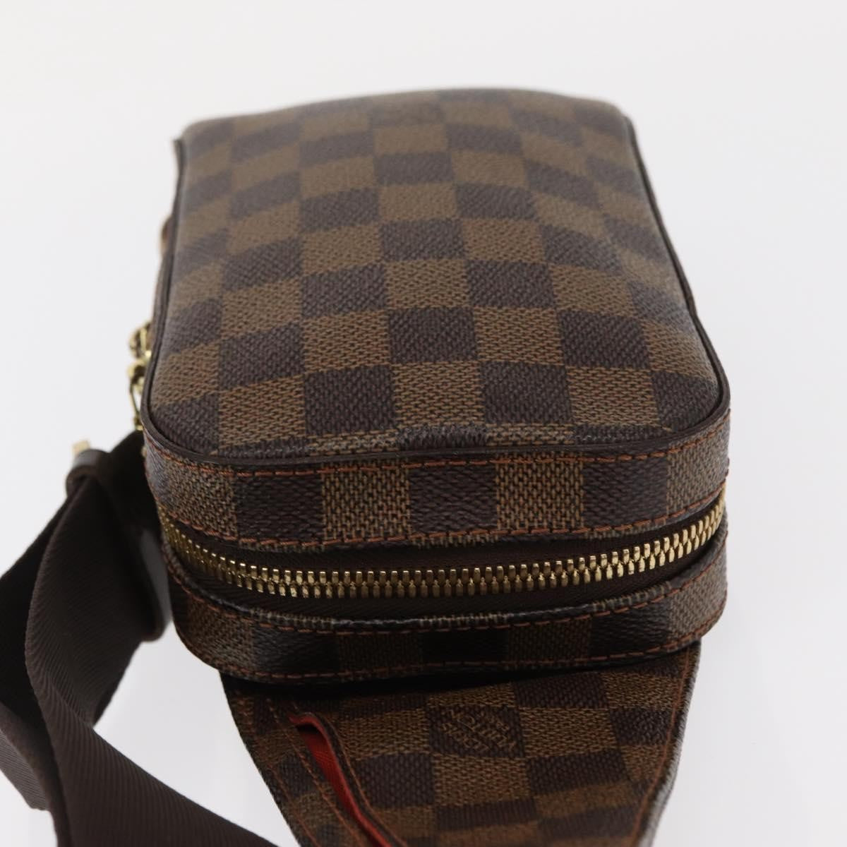 Louis Vuitton Geronimos Waist Bag Damier, BROWN, CANVAS, Shoulder bag