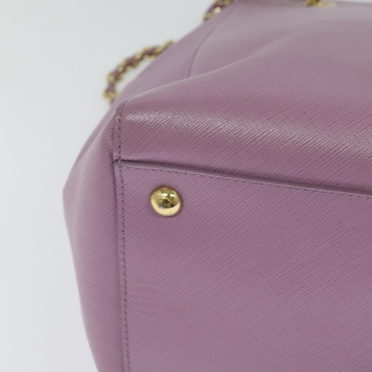 Salvatore Ferragamo Vara Bow Chain Tote Leather, PURPLE, LEATHER, Tote bag