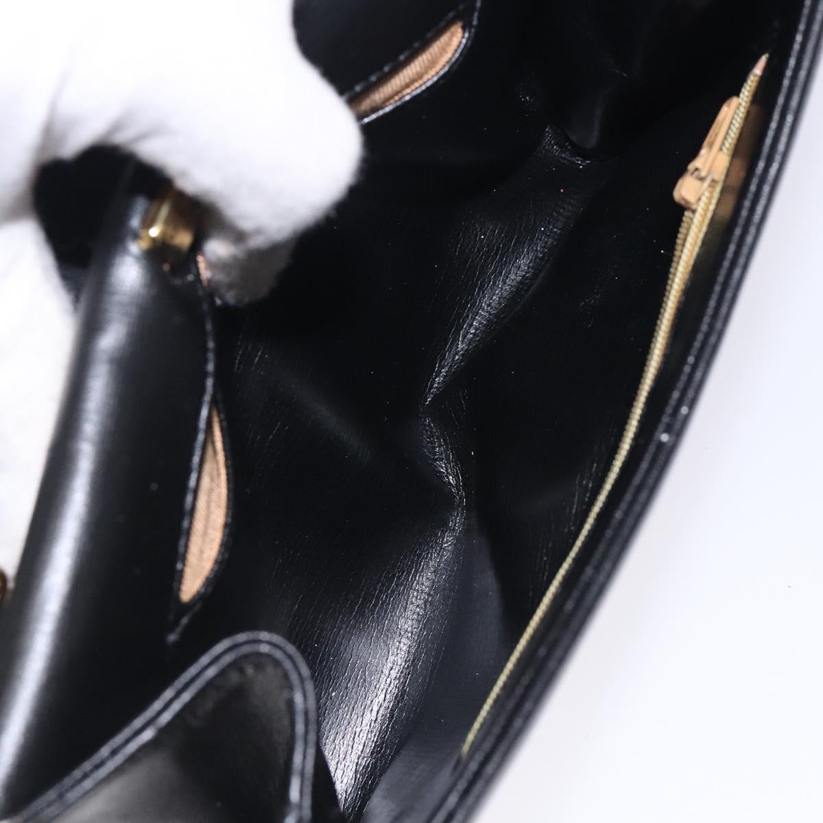 Givenchy Vintage 4G shoulder bag Leather, BLACK, LEATHER, Shoulder bag