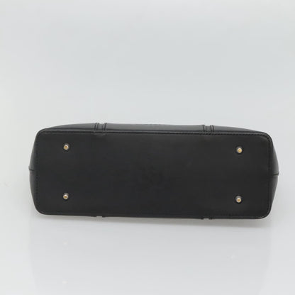 Burberry Vintage Handbag Leather, BLACK, LEATHER, Handbag