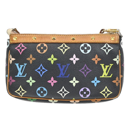 Louis Vuitton Pochette Accessoires Monogram Multicolor, Multicolour, Leather, Clutch