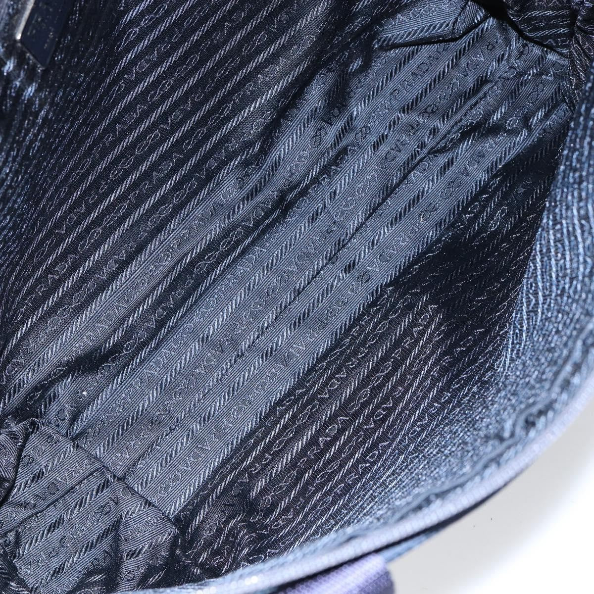 Prada Zip Around Tote Tessuto, NAVY, NYLON, Handbag