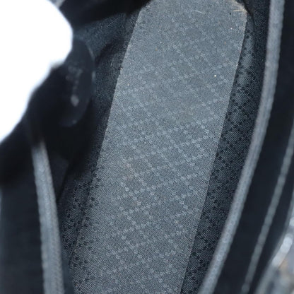 Gucci Vintage Bamboo Handle Tote Nylon, BLACK, NYLON, Tote bag