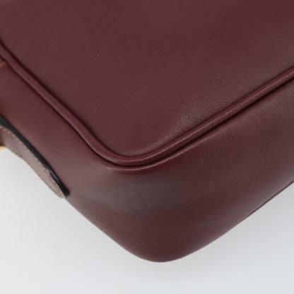 cartier Must de Cartier Shoulder Bag Leather, BURGUNDY, LEATHER, Shoulder bag
