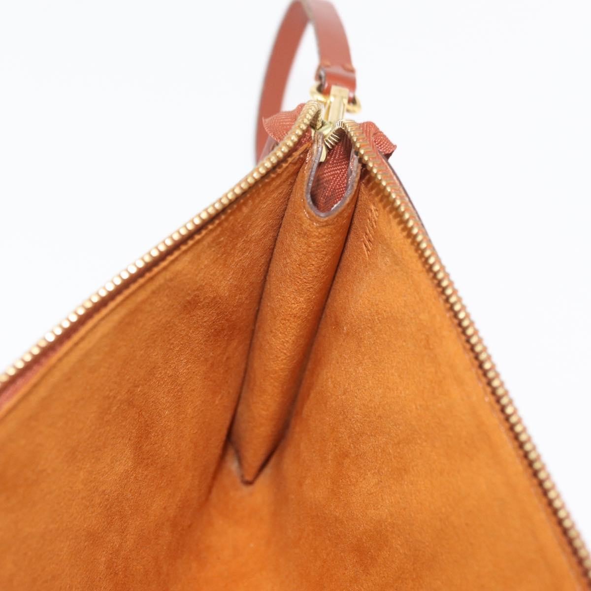 Louis Vuitton Pochette Accessoires Epi Leather, Brown, Leather, Clutch