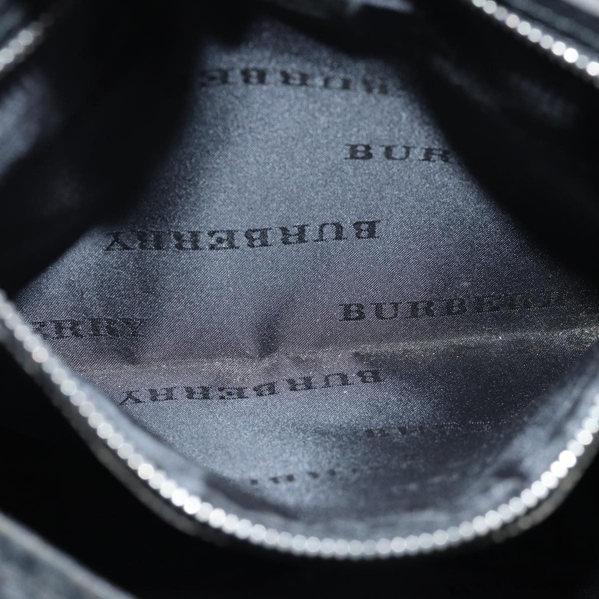 Burberry Front Pocket Flap Messenger Vintage Check Nylon and Nylon, BLACK, NYLON, Crossbody bag