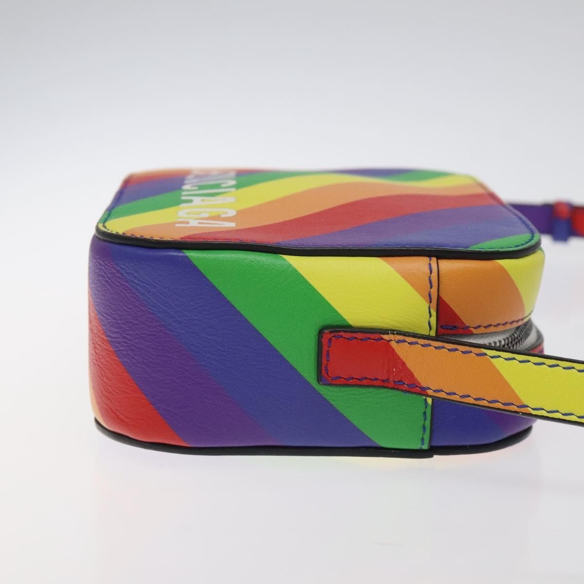 Balenciaga Everyday Camera Bag Printed Leather, MULTICOLOUR, LEATHER, Shoulder bag