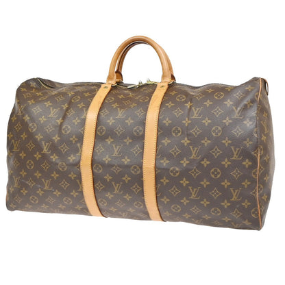Louis Vuitton Keepall Bag Monogram Canvas, Brown, Canvas, Travel Bag