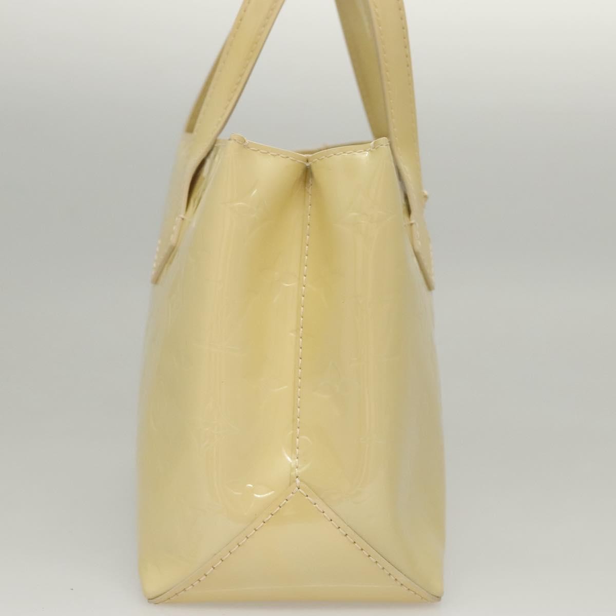 Louis Vuitton Wilshire Handbag Monogram Vernis, BEIGE, PATENT_LEATHER, Handbag