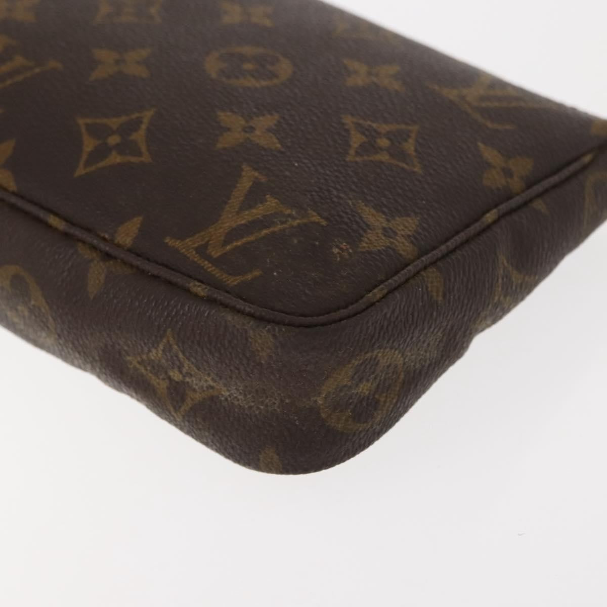 Louis Vuitton Pochette Accessoires NM Monogram Canvas, BROWN, CANVAS, Clutche & pouche