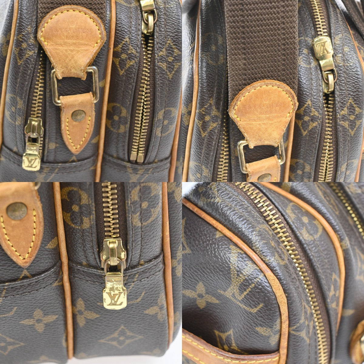Louis Vuitton Reporter Bag Monogram Canvas, BROWN, CANVAS, Shoulder bag
