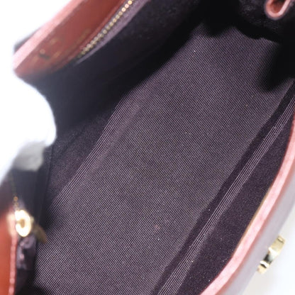 Valentino Garavani Vintage Handbag Leather, BROWN, LEATHER, Handbag