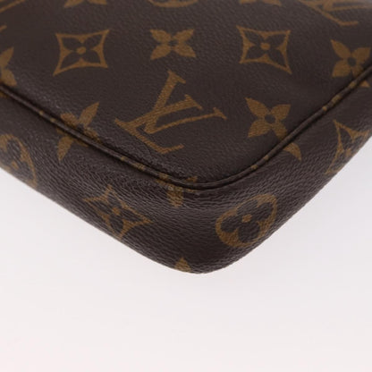 Louis Vuitton Pochette Accessoires Monogram Canvas, BROWN, CANVAS, Clutche & pouche