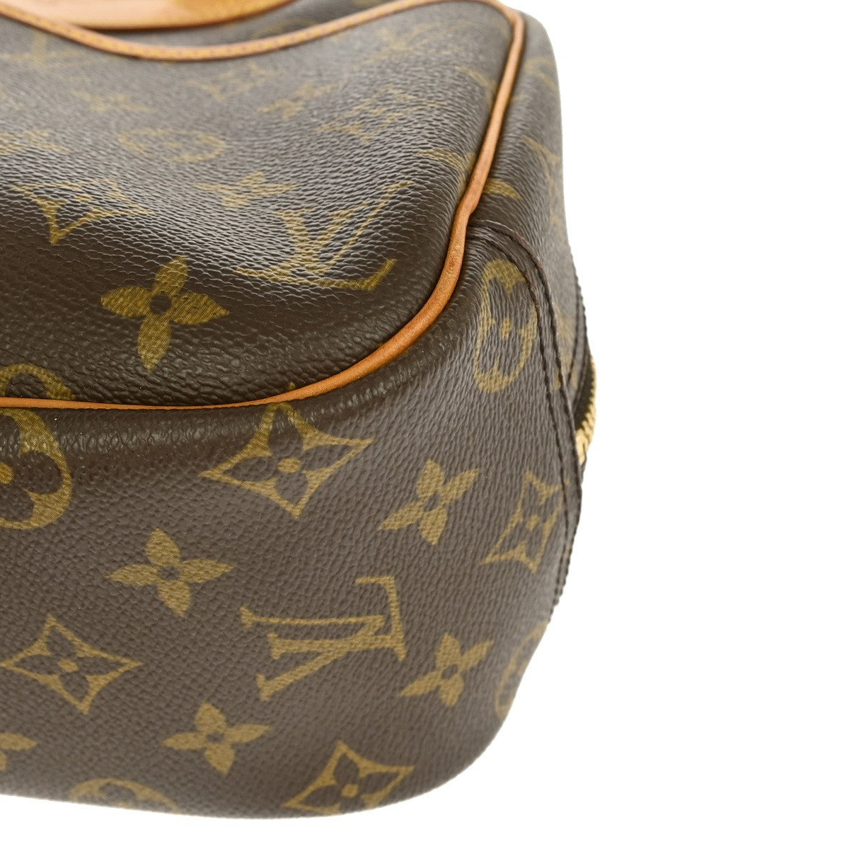 Louis Vuitton Trouville Handbag Monogram Canvas, BROWN, CANVAS, Handbag