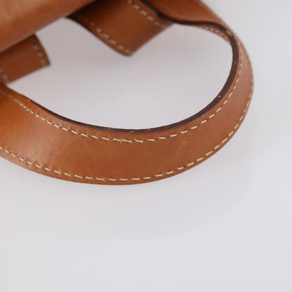 Celine Vintage Macadam Backpack Canvas and Leather, BROWN, CANVAS, Backpack