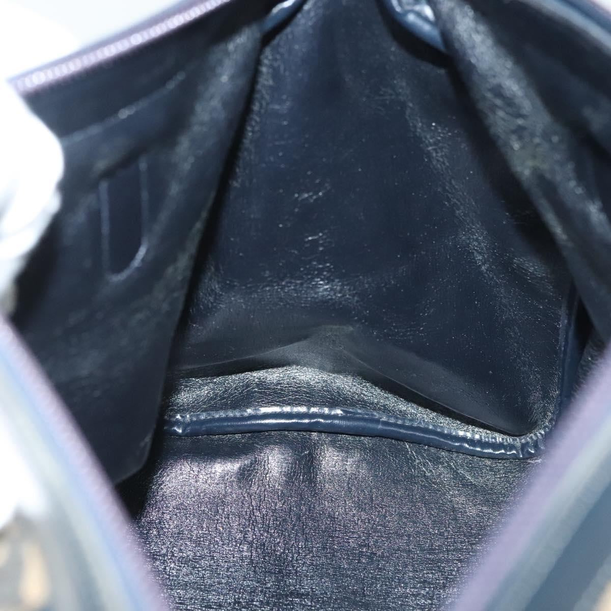 Christian Dior Vintage Trotter Boston Bag Diorissimo Canvas, NAVY, CANVAS, Travel bag