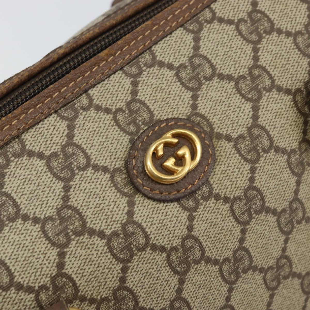 Gucci Vintage Duffle Bag GG Coated Canvas, BEIGE, CANVAS, Travel bag