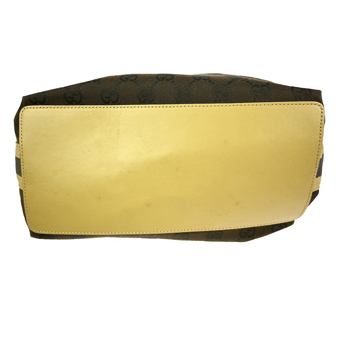 Gucci Vintage Bucket Shopping Tote GG Canvas, BROWN, CANVAS, Tote bag