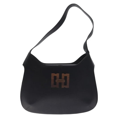 Salvatore Ferragamo Vintage Shoulder Bag Leather, BLACK, LEATHER, Shoulder bag