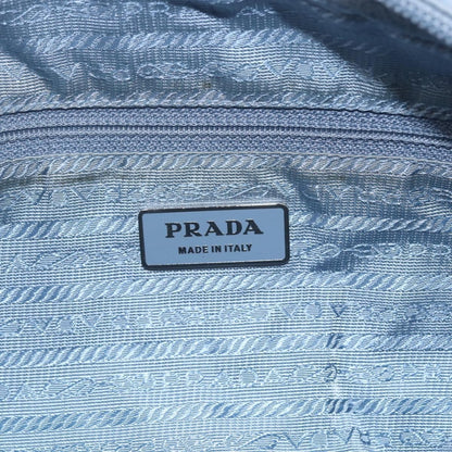 Prada Front Pocket Camera Bag Tessuto, BLUE, NYLON, Shoulder bag