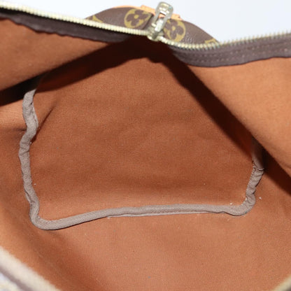 Louis Vuitton Keepall Bag Monogram Canvas, BROWN, CANVAS, Travel bag