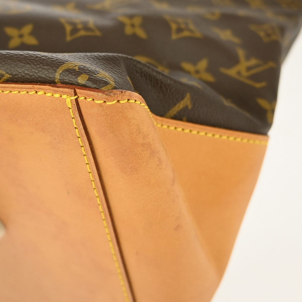 Louis Vuitton Cabas Mezzo Monogram Canvas, BROWN, CANVAS, Tote bag