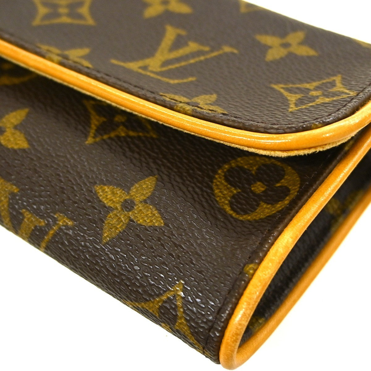 Louis Vuitton Twin Handbag Monogram Canvas, Brown, Canvas, Clutch