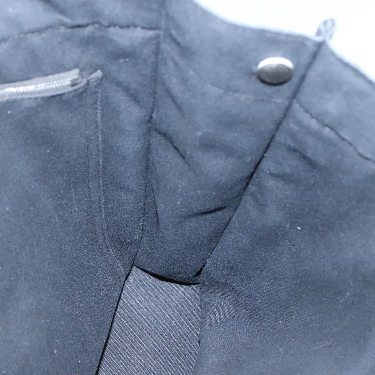 Hermes Fourre Tout Tote Canvas, BLACK, CANVAS, Tote bag