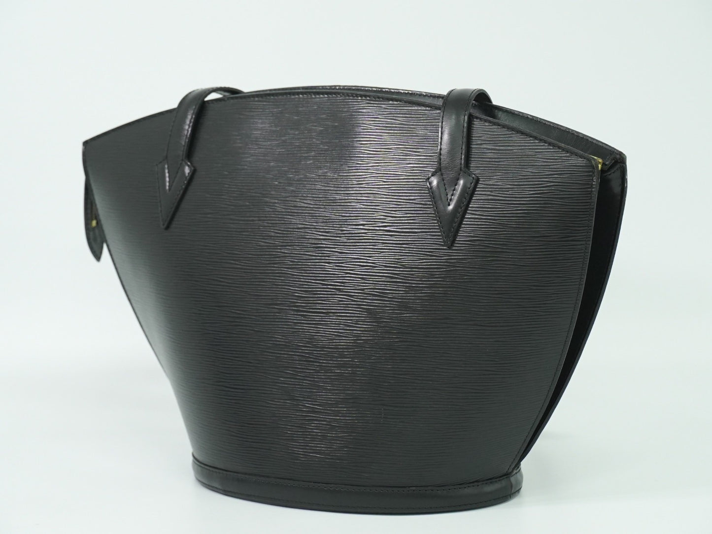 Louis Vuitton Saint Jacques Handbag Epi Leather, BLACK, LEATHER, Tote bag