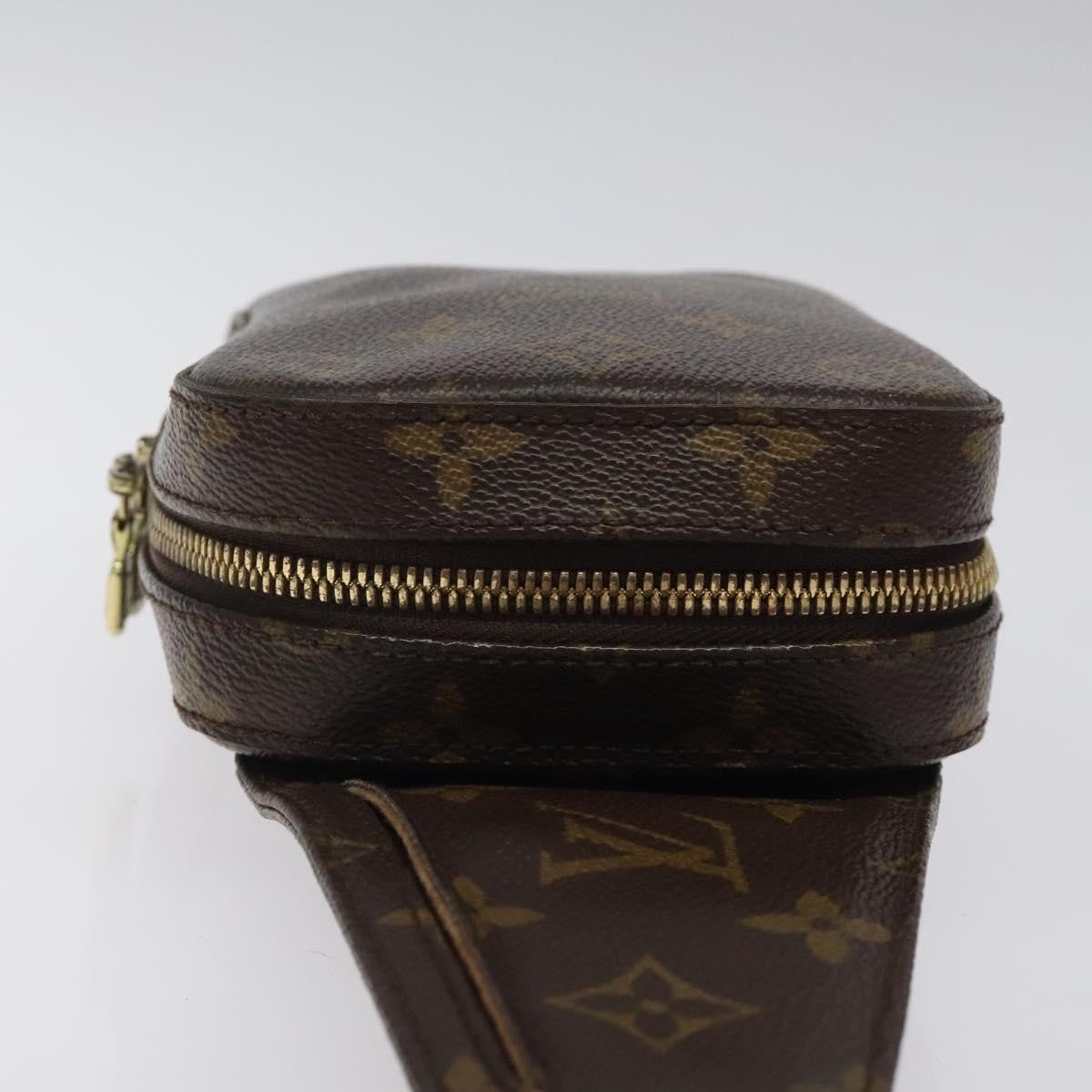 Louis Vuitton Geronimos Waist Bag Monogram Canvas, BROWN, CANVAS, Travel bag