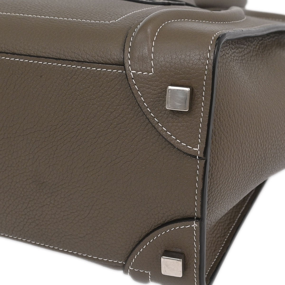 Celine Luggage Bag Smooth Leather, BROWN, LEATHER, Tote bag