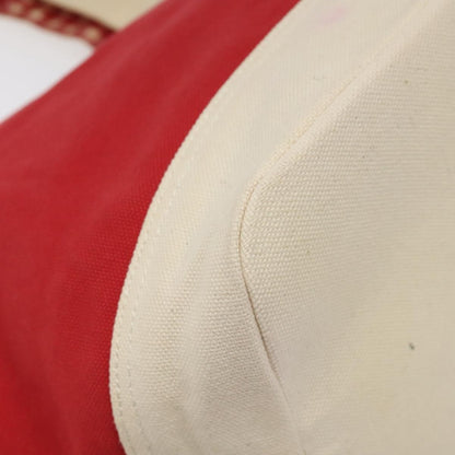 Burberry Blue Label Tote Bag Canvas, RED, CANVAS, Tote bag