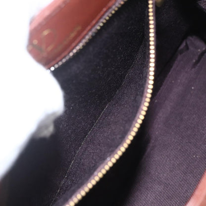 Valentino Garavani Vintage Handbag Leather, BROWN, LEATHER, Handbag