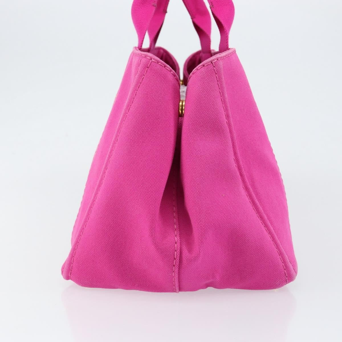 Prada Canapa Tote Canvas, PINK, CANVAS, Tote bag