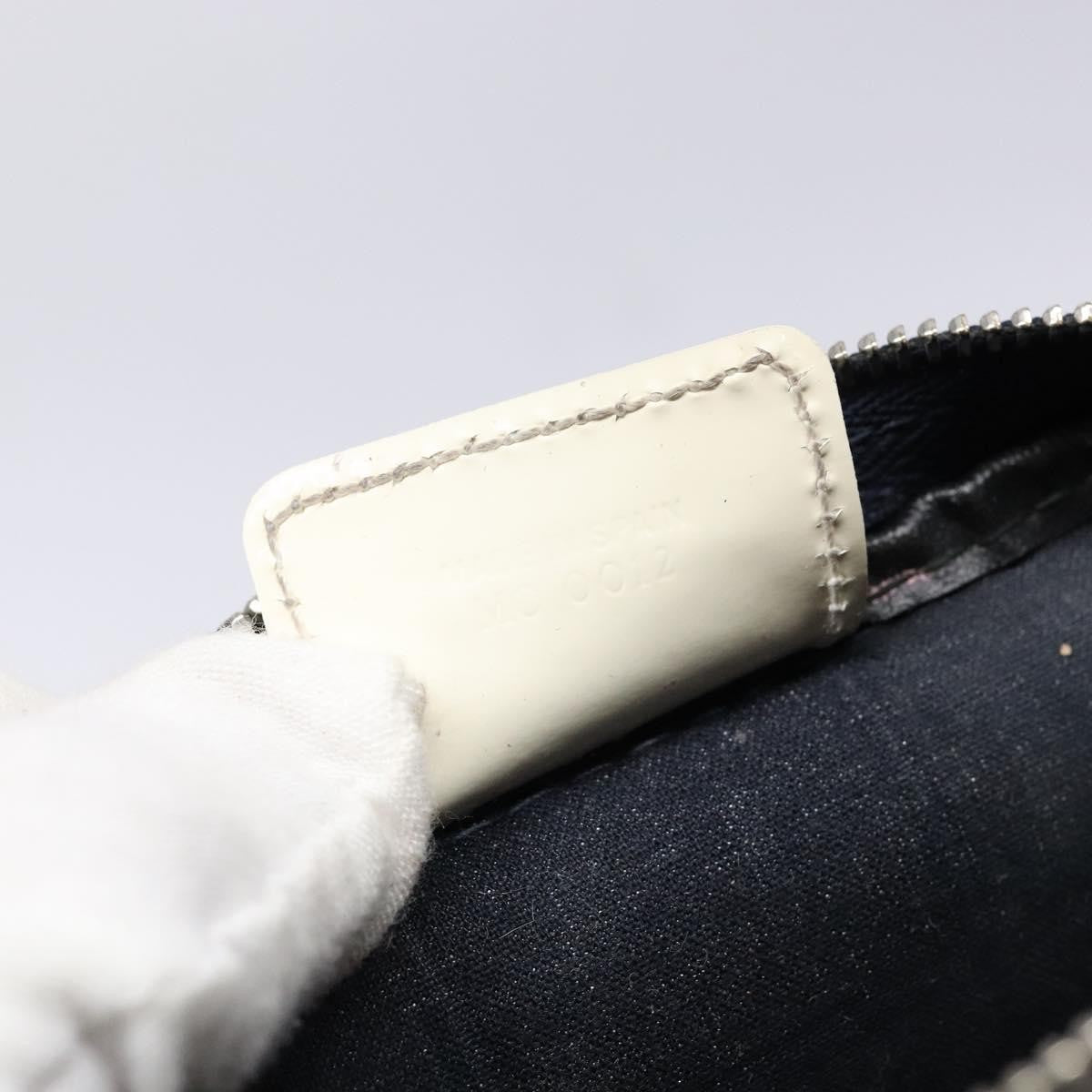 Christian Dior Vintage Trotter Pouch Diorissimo Canvas, NAVY, CANVAS, Clutche & pouche