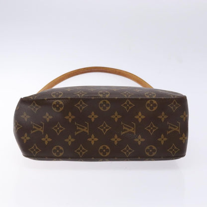Louis Vuitton Looping Handbag Monogram Canvas, BROWN, CANVAS, Handbag