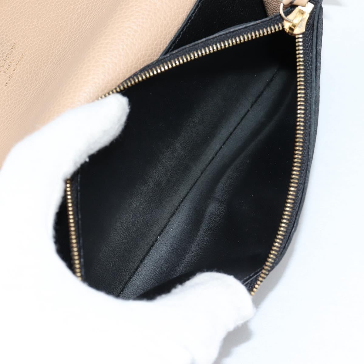 Louis Vuitton Portefeuille Sarah Wallet Monogram Empreinte, BLACK, LEATHER, Wallets