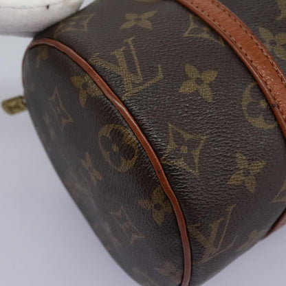 Louis Vuitton Papillon Handbag Monogram Canvas, BROWN, CANVAS, Handbag