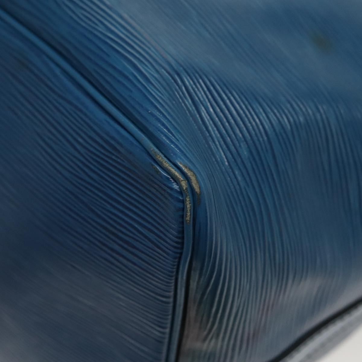 Louis Vuitton Petit Noe Handbag Epi Leather, BLUE, LEATHER, Handbag