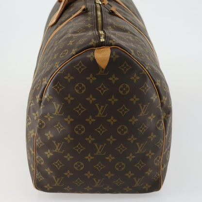 Louis Vuitton Keepall Bag Monogram Canvas, BROWN, CANVAS, Travel bag