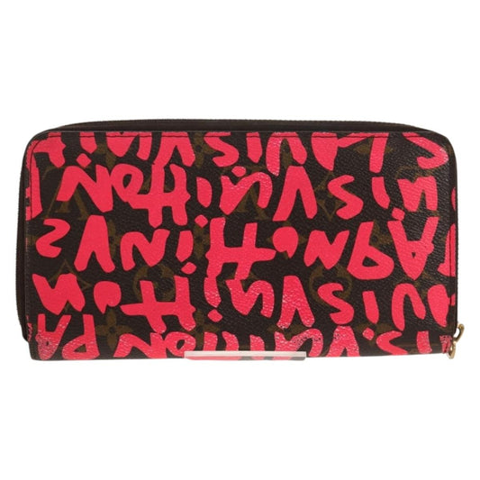 Louis Vuitton Zippy wallet Canvas, PINK, CANVAS, Wallets