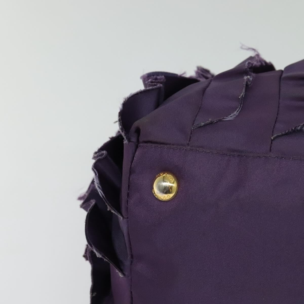 Prada Gaufre Convertible Tote Tessuto, PURPLE, NYLON, Tote bag