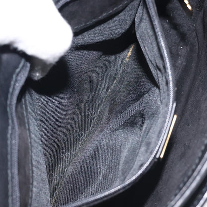 Gucci Vintage Shoulder Bag Leather, BLACK, LEATHER, Shoulder bag