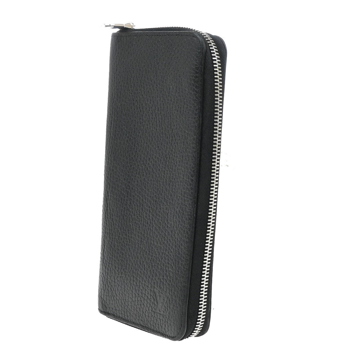 Louis Vuitton Zippy wallet vertical Taurillon Leather, BLACK, LEATHER, Wallets