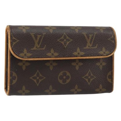 Louis Vuitton Florentine Waist Bag Monogram Canvas, BROWN, CANVAS, Clutche & pouche